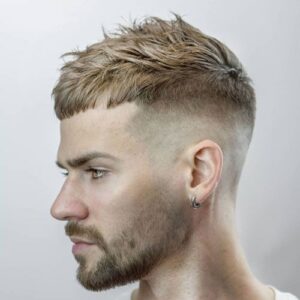 Textured Crop Hairstyle for Balding Men